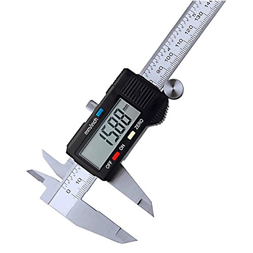 Drillpro Digital Messschieber, 0.01MM/0.05IN LCD